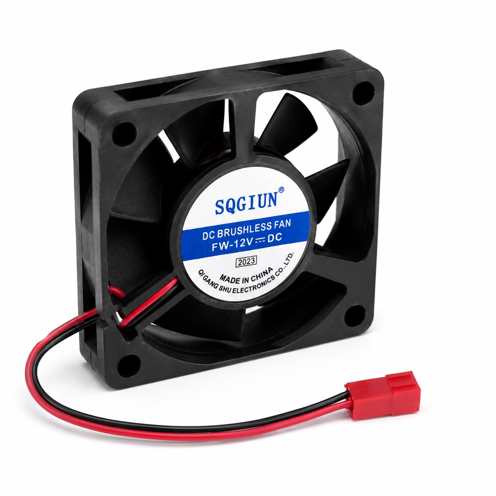 6020 12V DC Brushless Cooling Fan 60x60x20mm | High Speed Electronic Cooling Fan