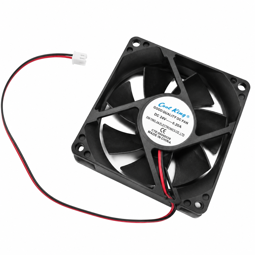 8025 24V DC Brushless Cooling Fan 80x80x25mm | High Speed Electronic & Industrial Fan