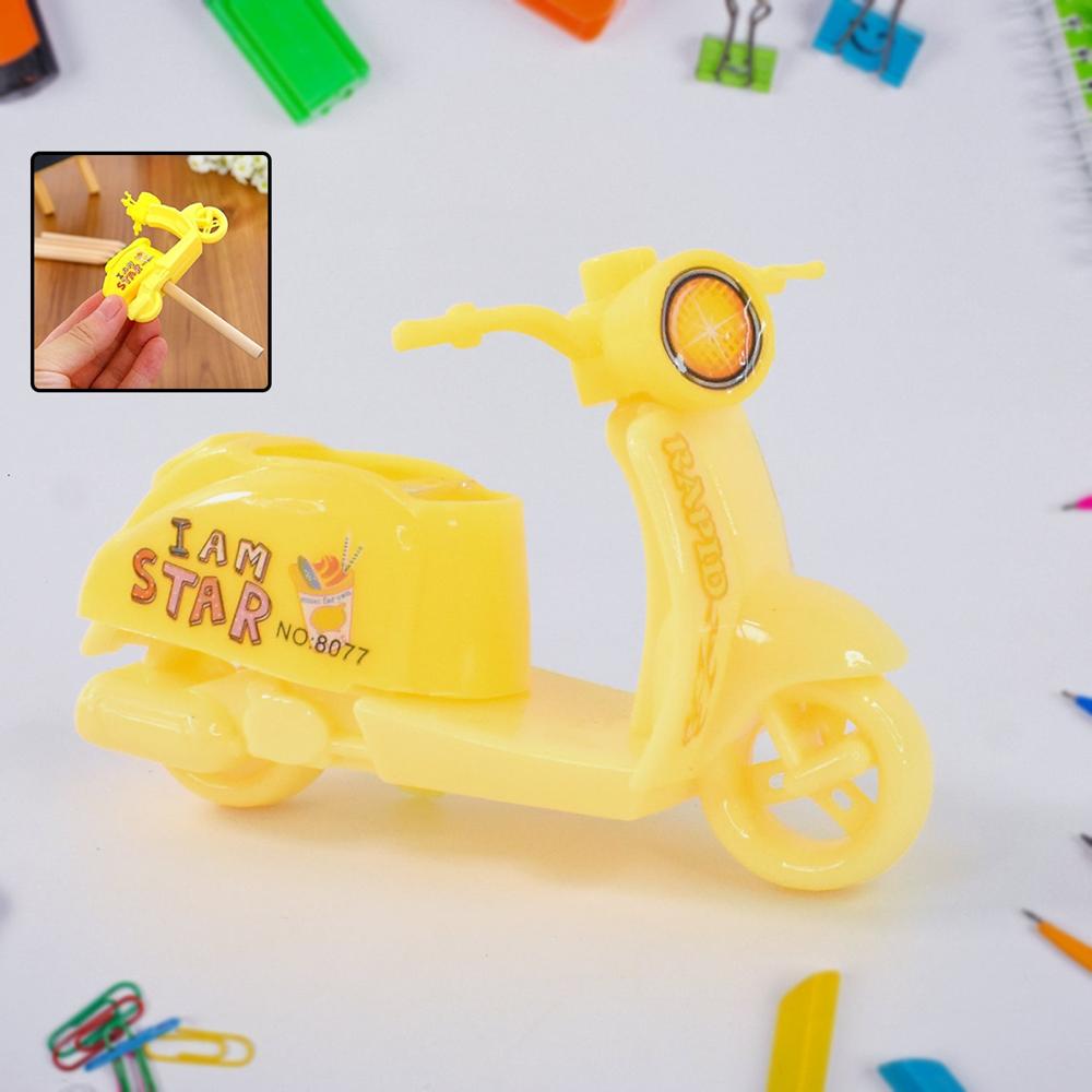 Bike Shaped Pencil Sharpener Unique Fun Stationery Accessory Creative Workspaces - Color: Office Products