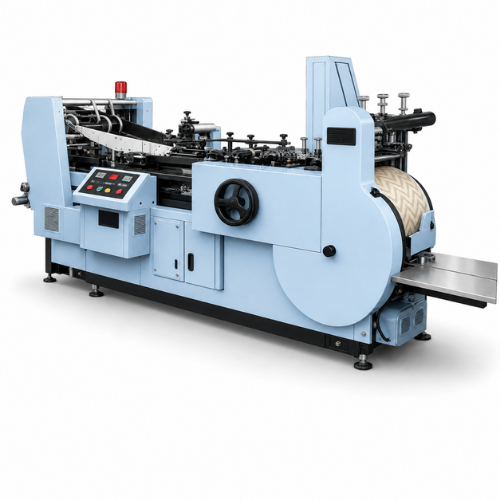 Paper Bag Making Machine With Four Colour Flexo Printing