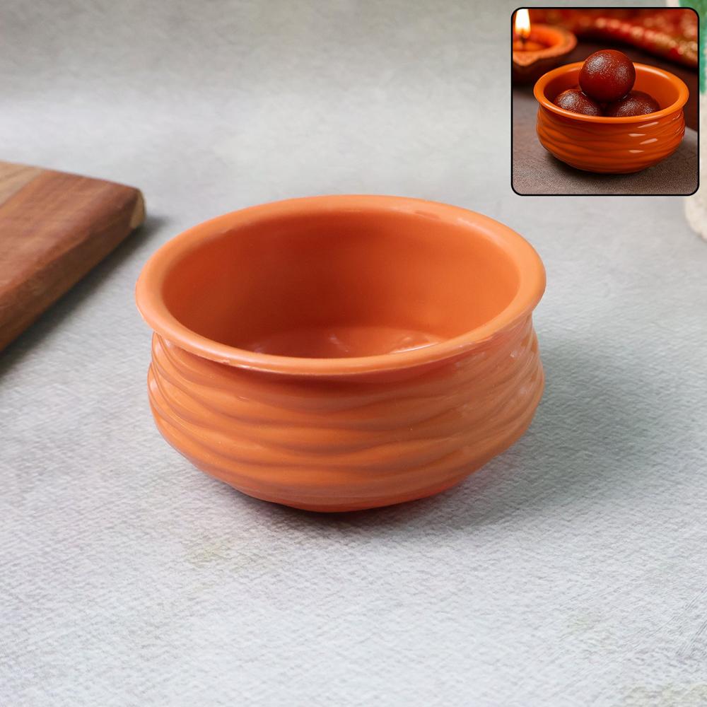 Classic Terracotta-Style Multipurpose Bowl (1 Pc) - Application: As Per Product Requirement