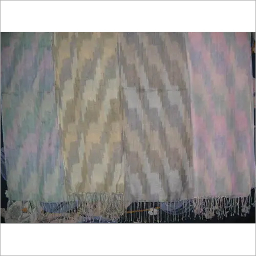 कॉटन प्योर विस्कोस इकत स्कार्फ