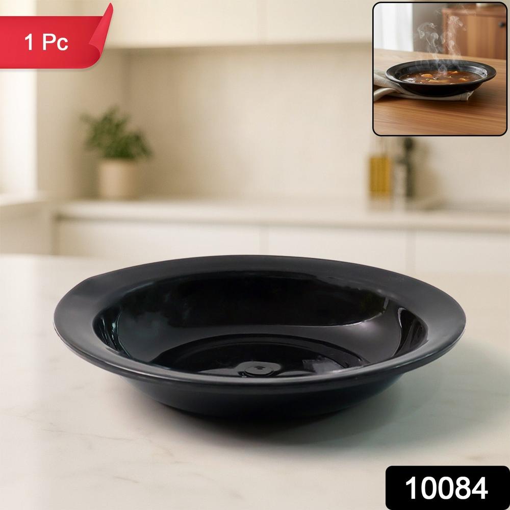 Premium Deep Black Curry Soup Serving Bowl (1 Pc) - Application: As Per Product Requirement