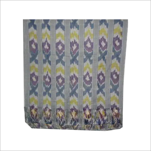 मल्टीकलर विंटेज इकत स्कार्फ