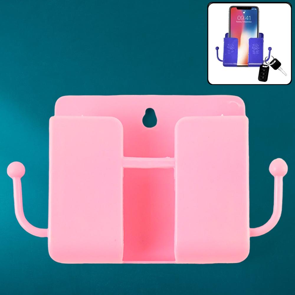 1 Pc Blue Wall mount Mobile Stand With Hook
