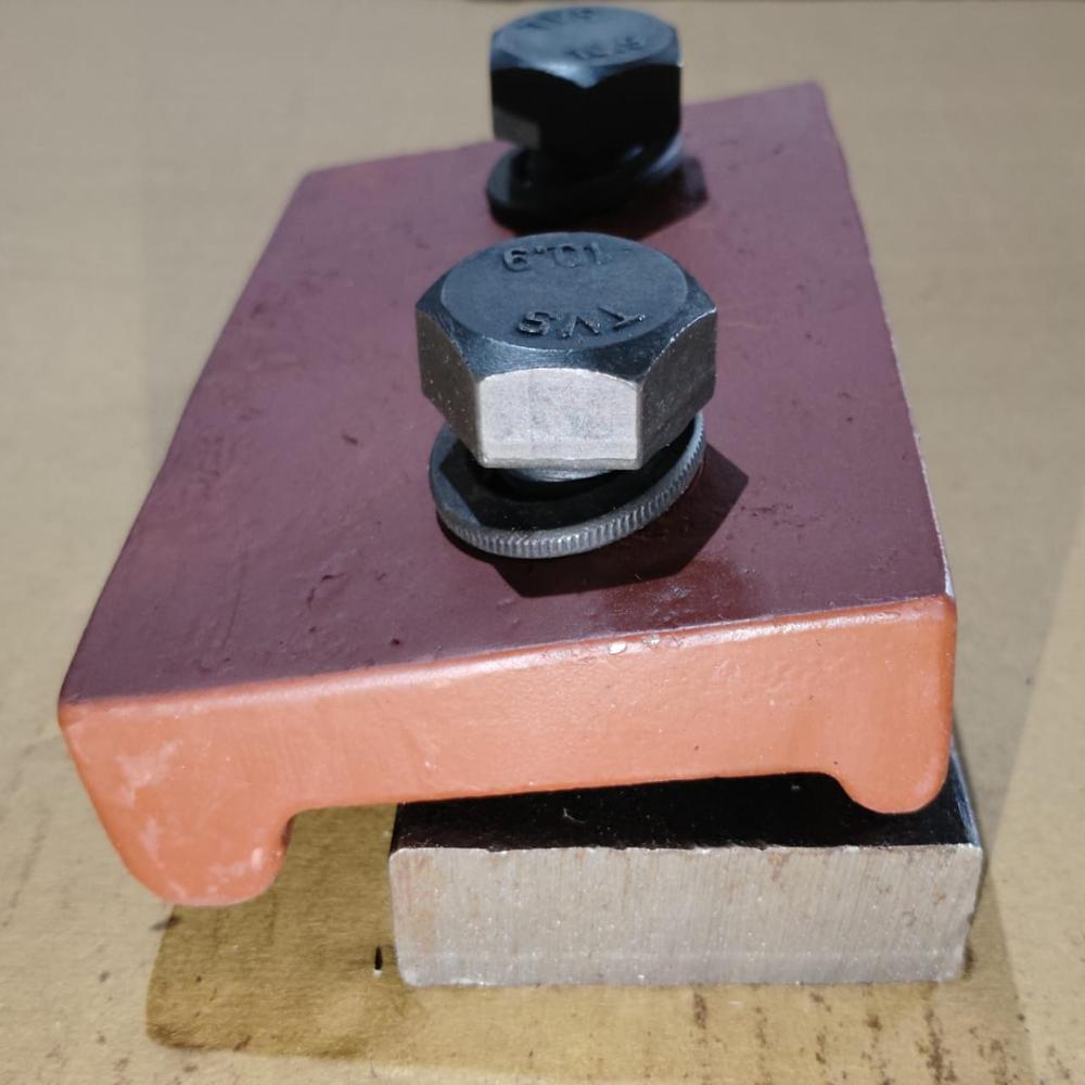 Forged Rail Clamp - Color: Black/brown (As Per Image)
