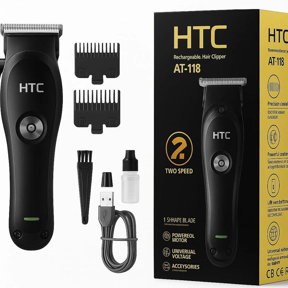 HTC AT-118 RECHARGEABLE HAIR CLIPPER