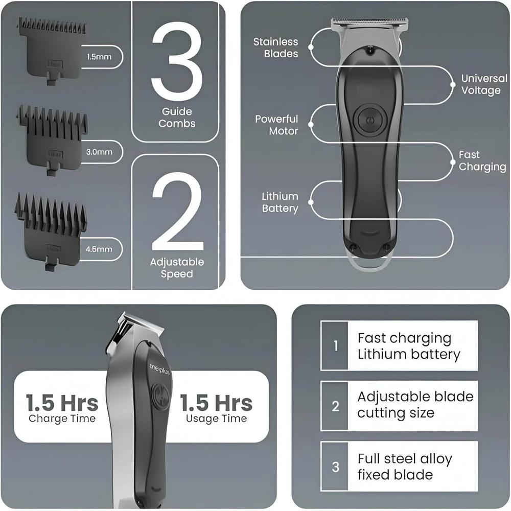 HTC AT-118 RECHARGEABLE HAIR CLIPPER