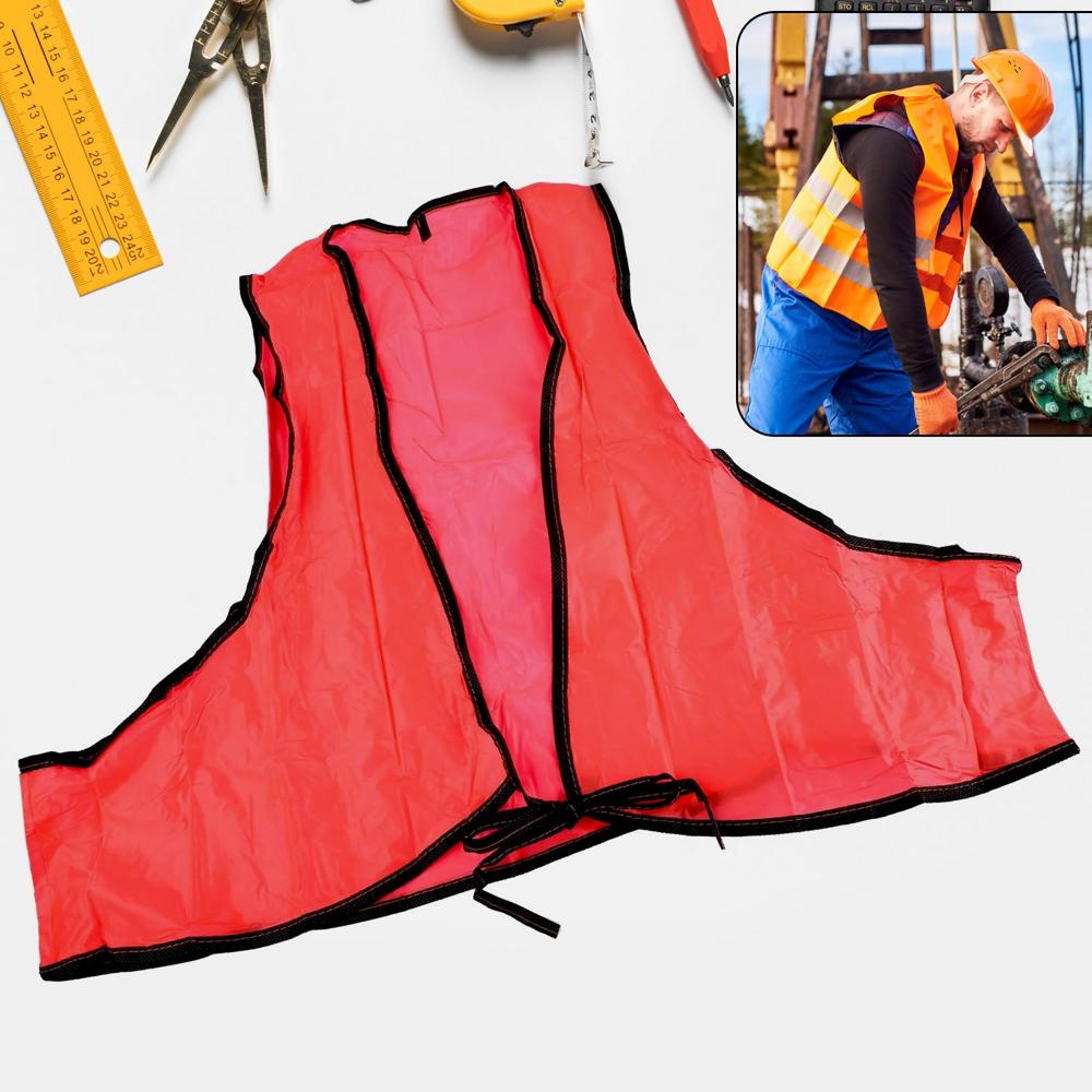 Economy Pvc Safety Vest Soft Vinyl, Tie Closure, High Visibility - Application: As Per Product Requirement