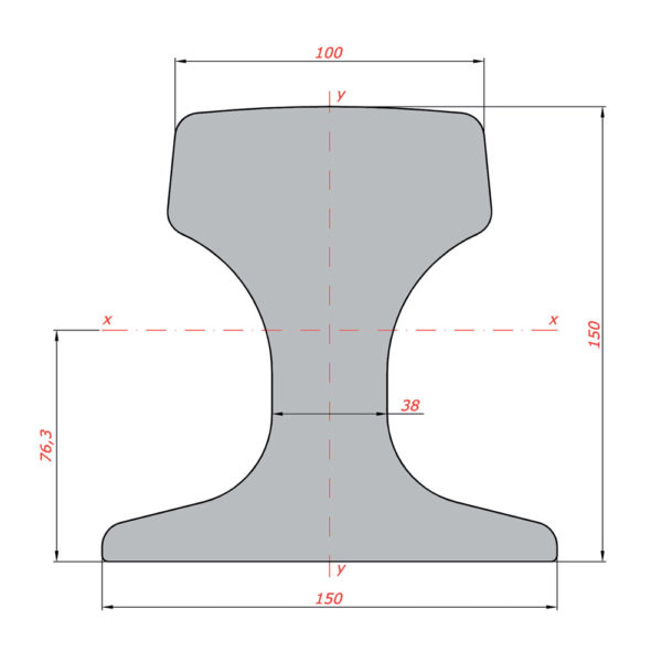 Crane Rails - Color: Self Colur