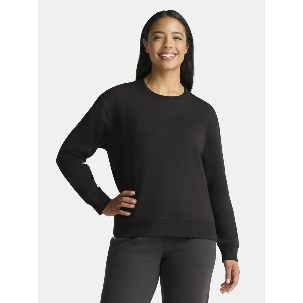 W13635 Ladies Crew Neck Pullover Sweatshirts