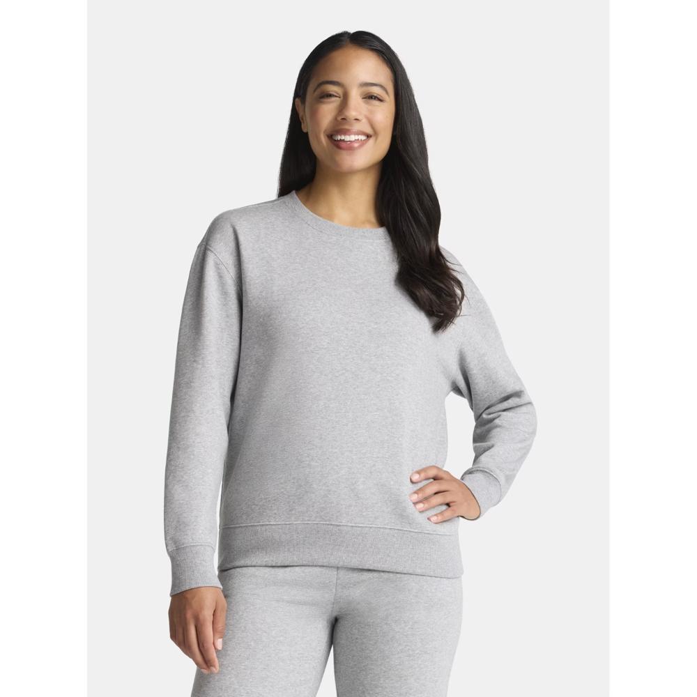 W13635 Ladies Crew Neck Pullover Sweatshirts