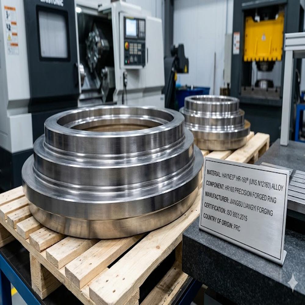 Haynes Hr-160 Uns N12160 Ni-Co-Cr-Si Forgings For Waste Incineration, Low-Grade-Fuel Sulfidizing Service Rings, Recuperators Bars - Application: Machine Parts