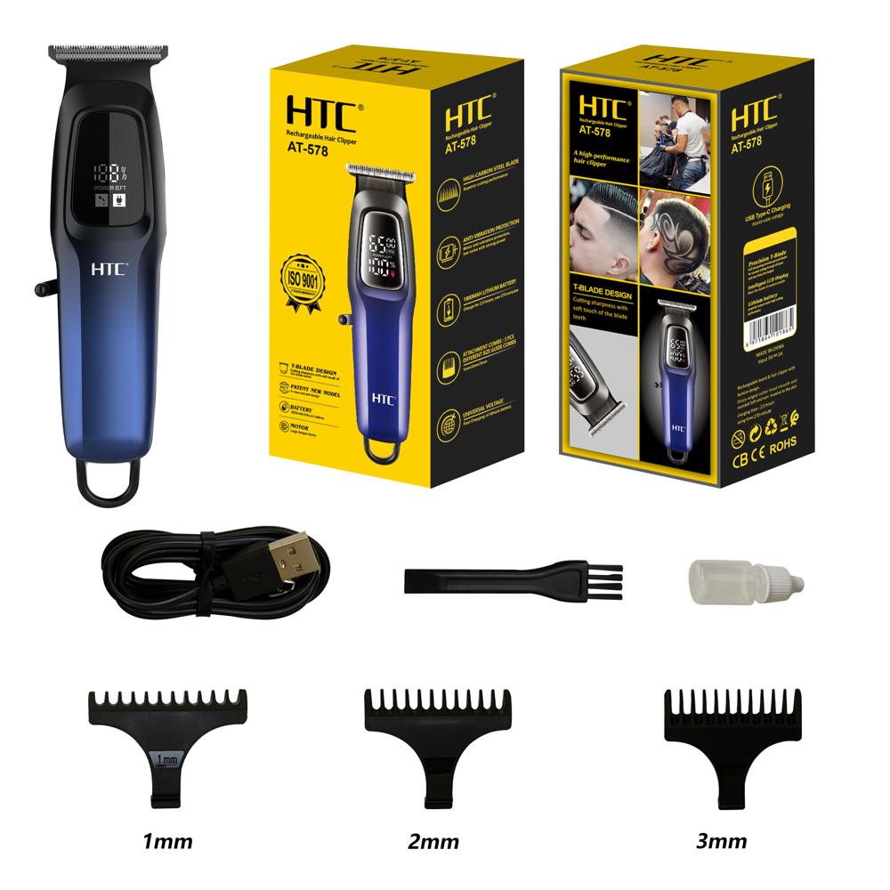 HTC AT-578 RECHARGEABLE HAIR CLIPPER