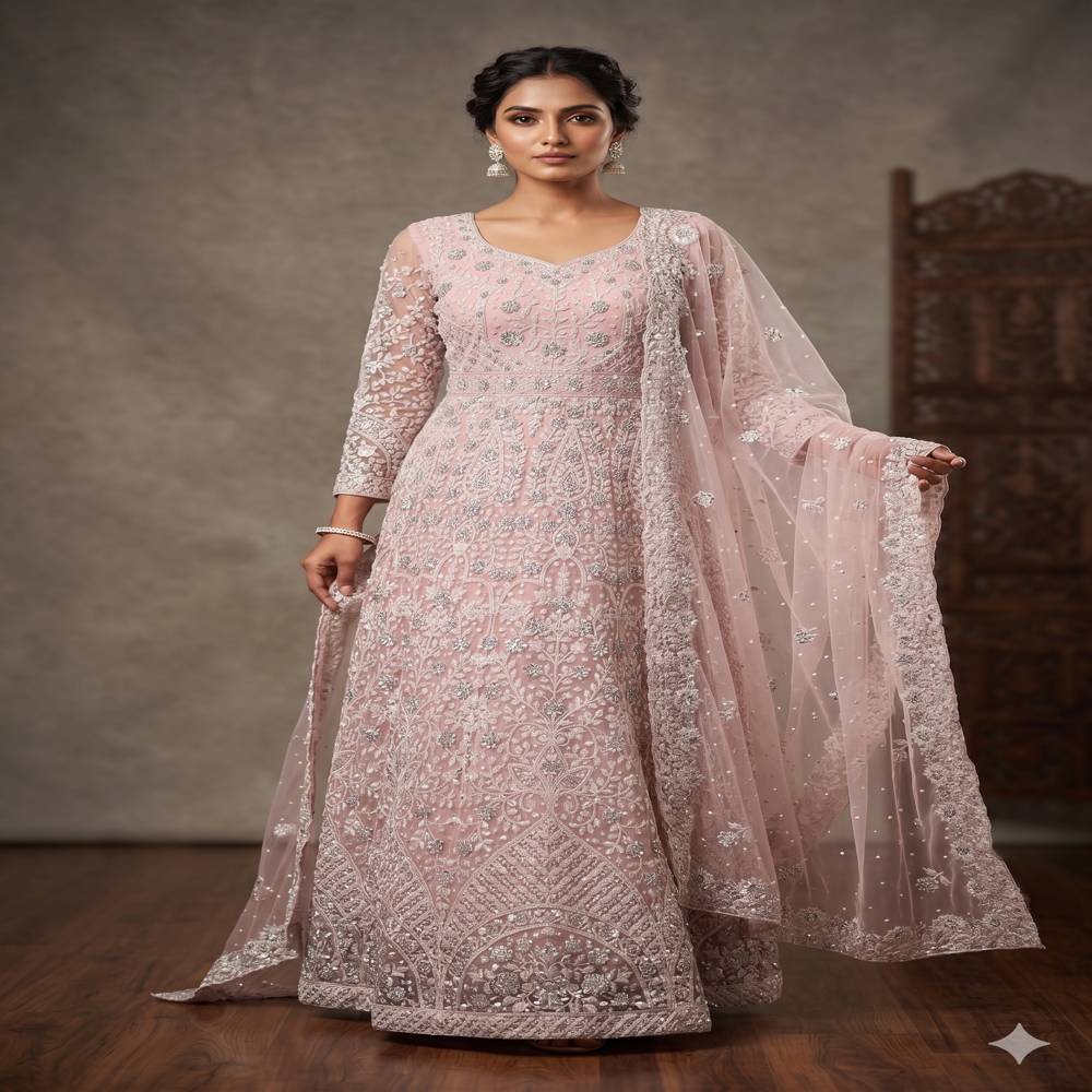Heavy Work Long Gowns