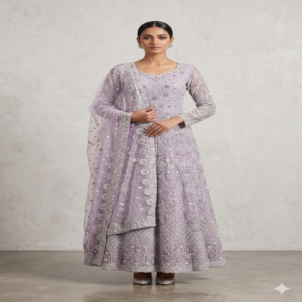 Heavy Work Long Gowns