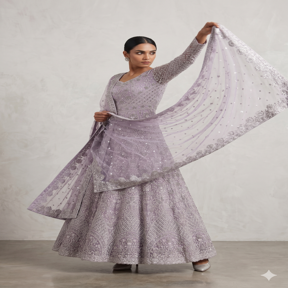 Heavy Work Long Gowns