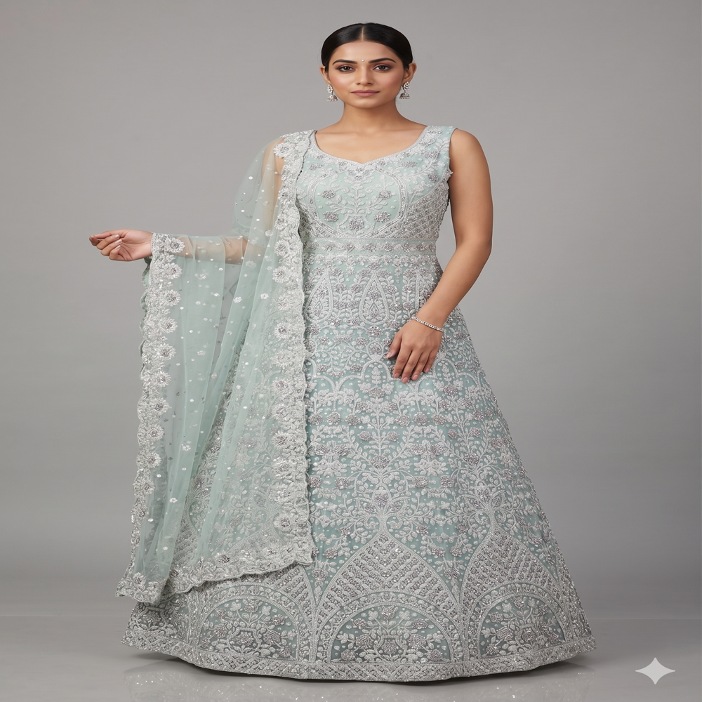 Heavy Work Long Gowns