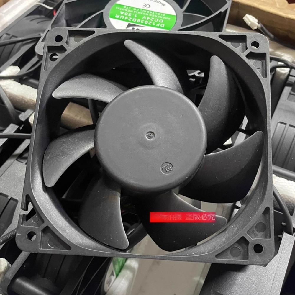 M DF12038B24UR 24V DC 1.50A 12038mm Ball Bearing Industrial Axial Cooling Fan