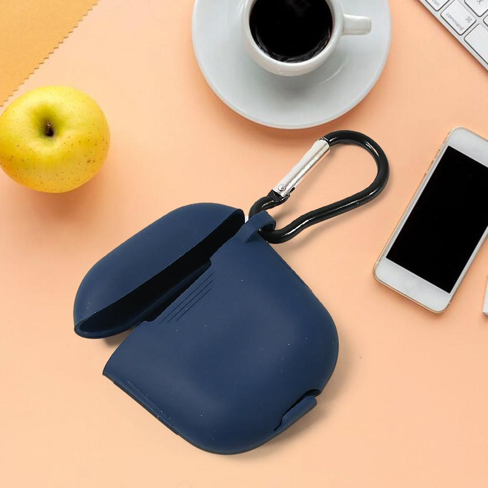 Silicone Shockproof Protection Wireless Headphones Carrying Box Cover Metal Keychain - Application: As Per Product Requirement
