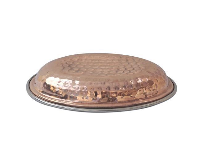 Dish Antique Copper - Dimension (L*w*h): 19 (Diameter) Inch (In)