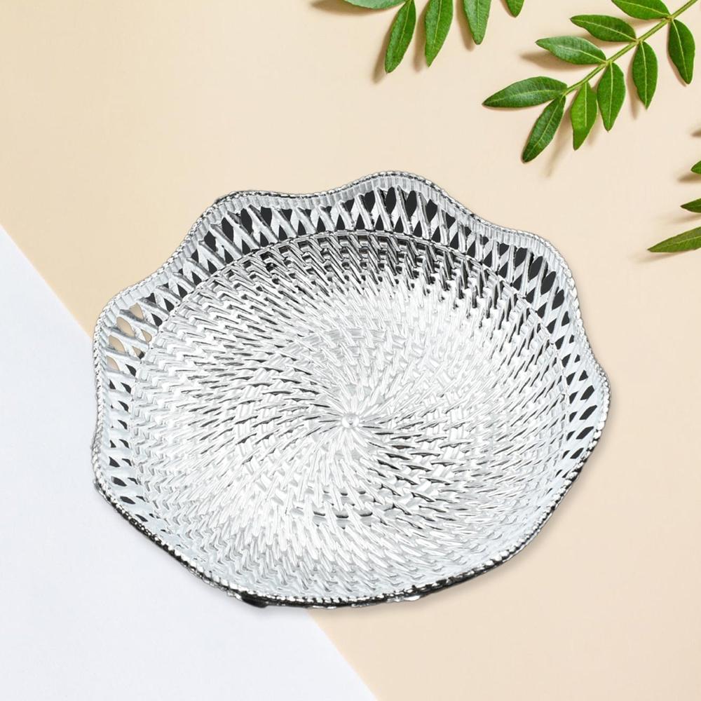 Round Traditional Multipurpose Mukhwas Serving Tray Decorative Platters (1 Pc) - Application: As Per Product Requirement