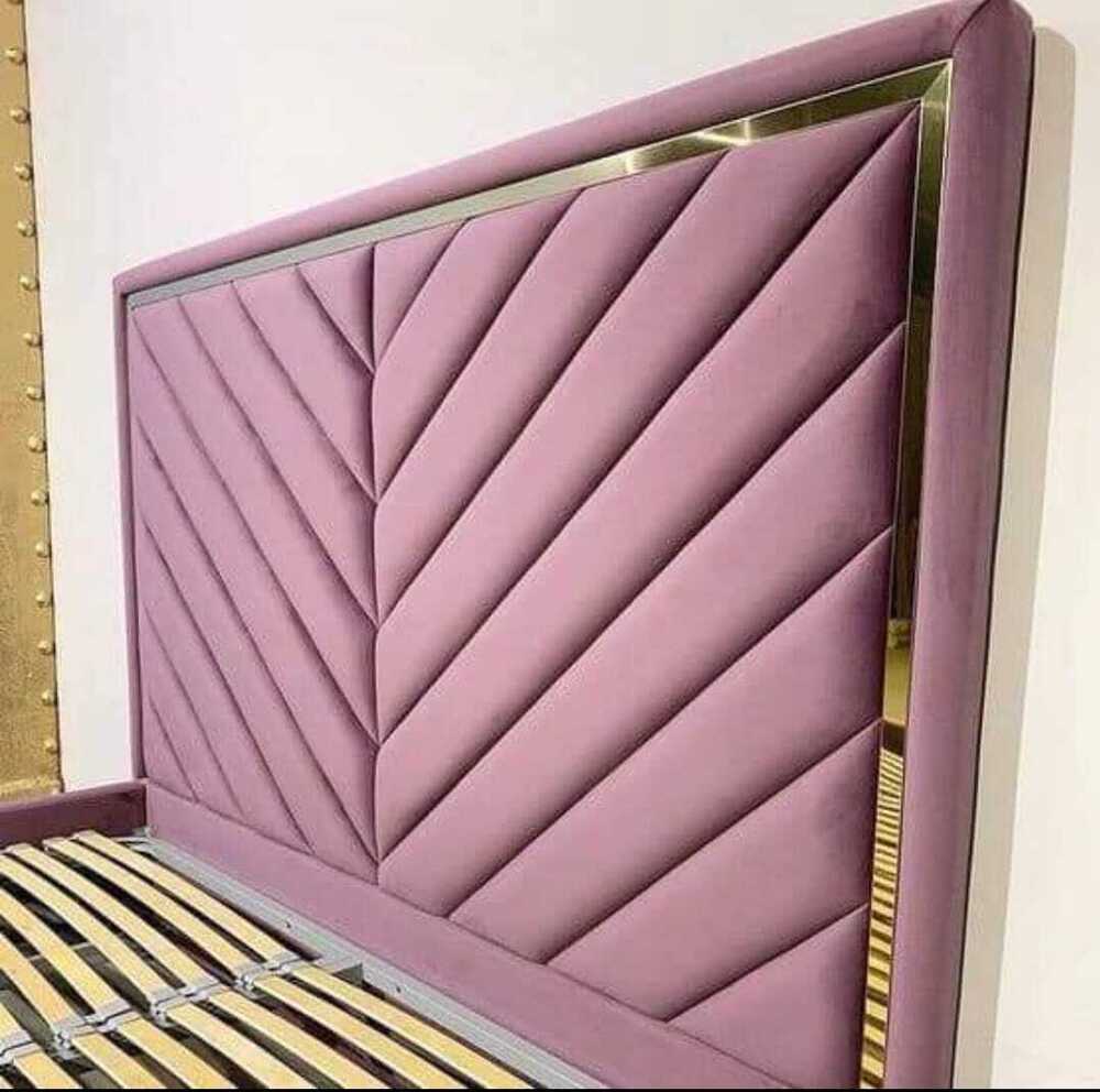 Purple Color Bedroom Bed