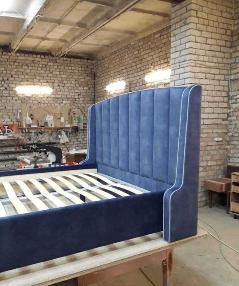 Royal Blue Bed Frame
