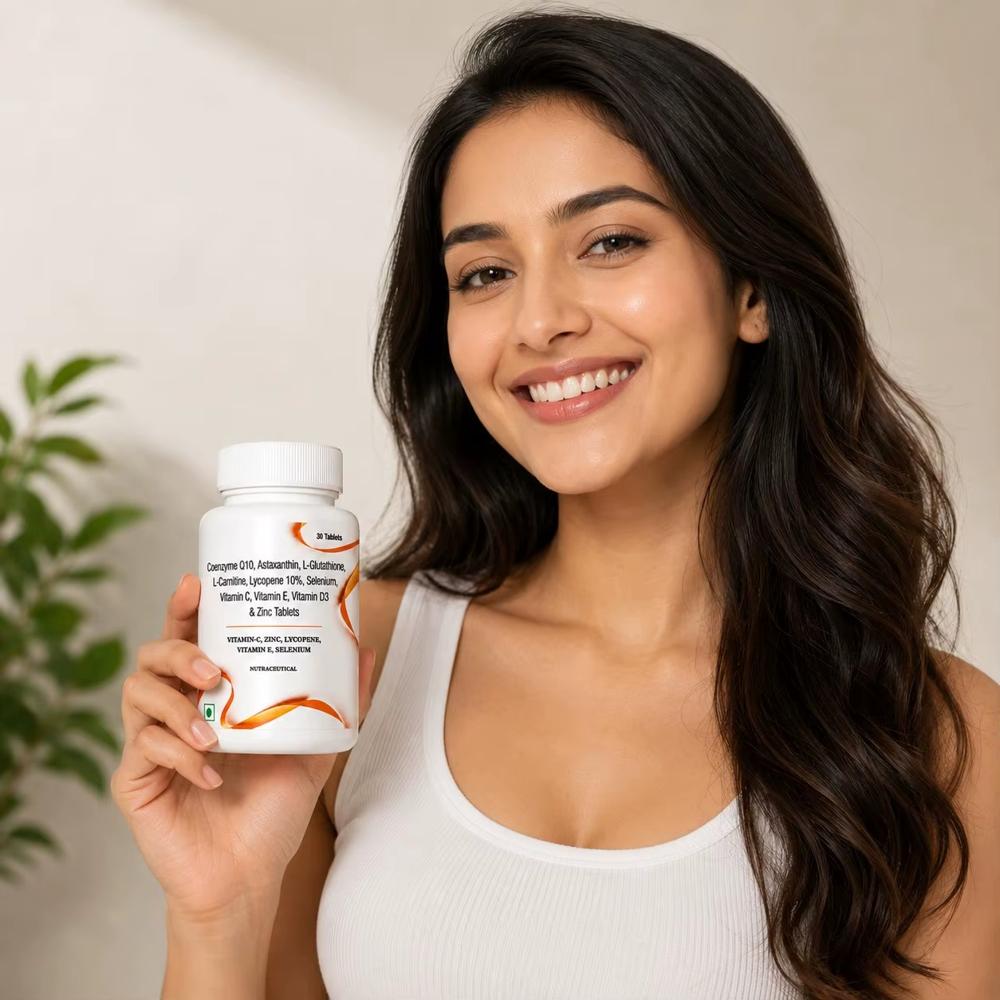 Coenzyme Q10, Astaxanthin & Zinc Tablets