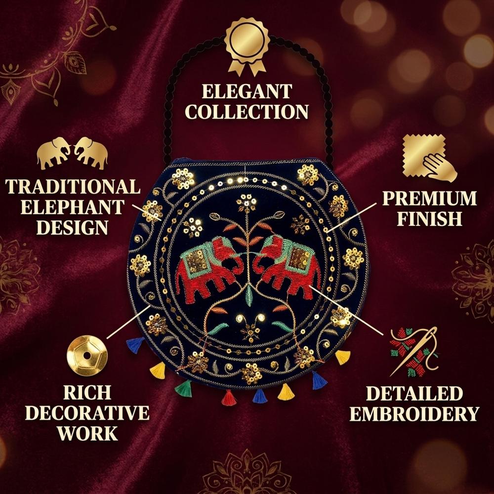 Women Handcrafted Traditional Embroidered Sling Bag