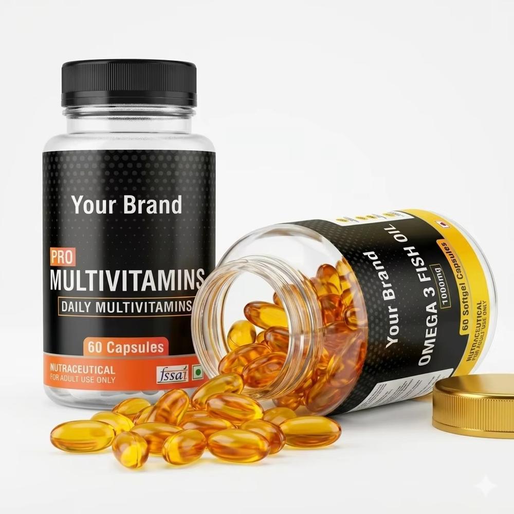 Omega - 3 Fish Oil Softgel Capsule