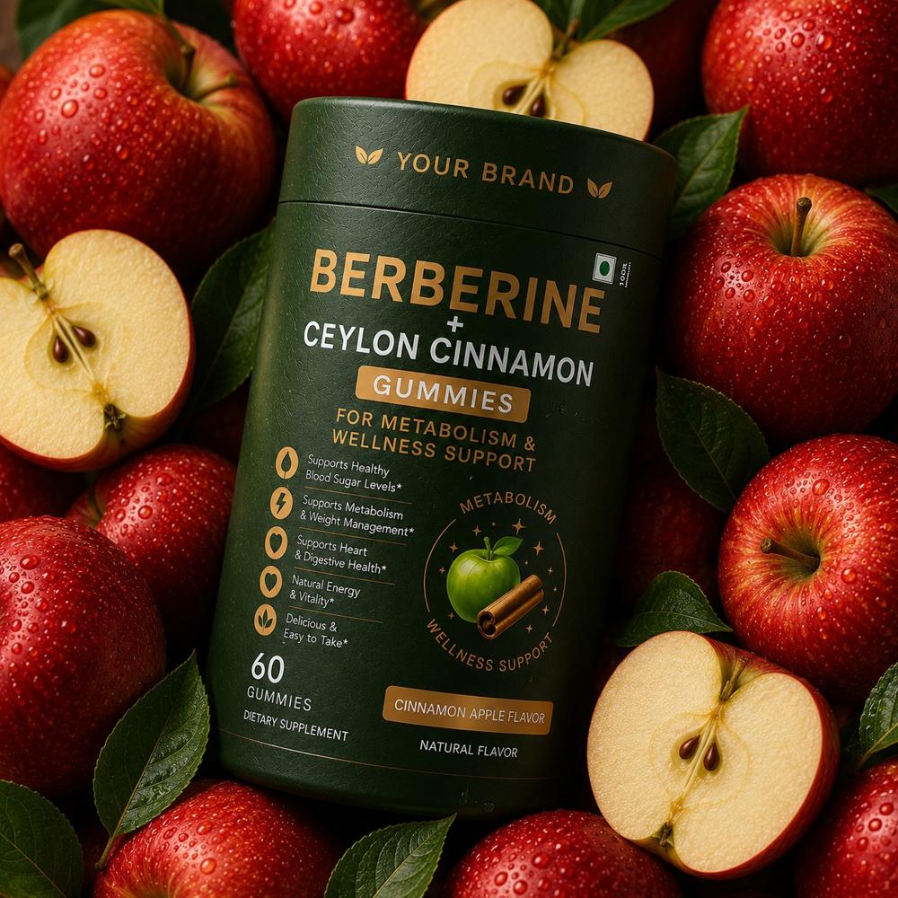 Berberine + Ceylon Cinnamon Gummies for Metabolism & Wellness Support