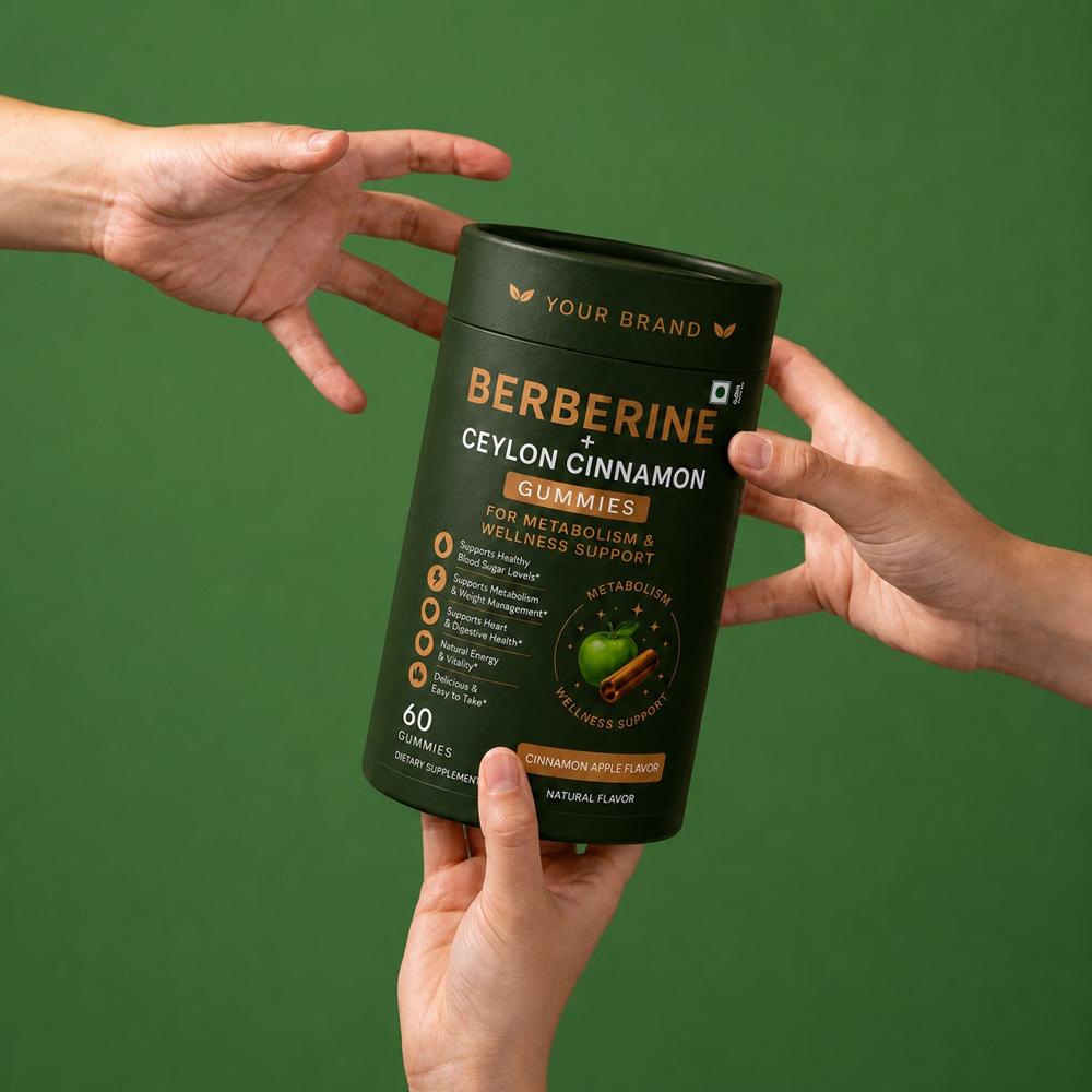 Berberine + Ceylon Cinnamon Gummies for Metabolism & Wellness Support