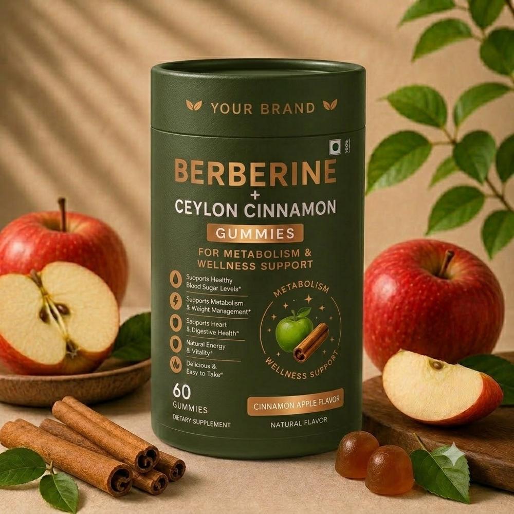 Berberine + Ceylon Cinnamon Gummies for Metabolism & Wellness Support
