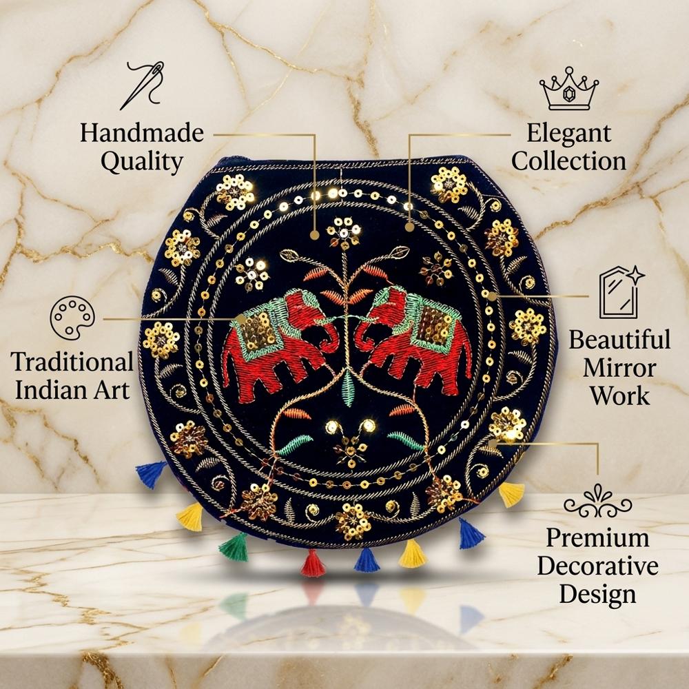 Premium Handcrafted Round Sling Bag for Women