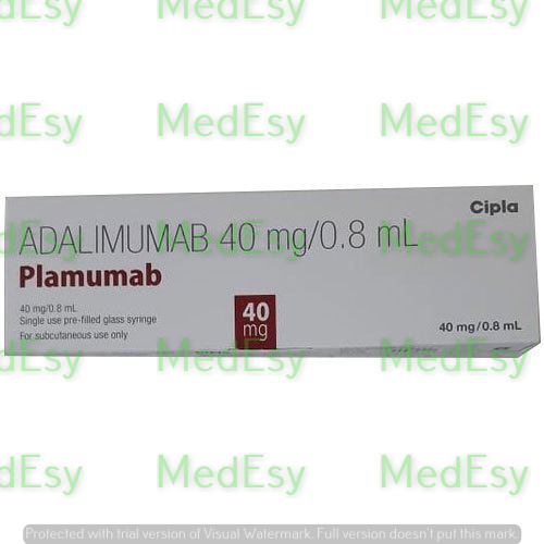 Plamumab 40mg Injection Adalimumab 40mg MedEsy by Cipla