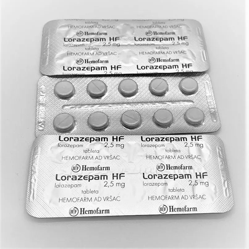 Hermofarm lorazepam 2.5mg tablets