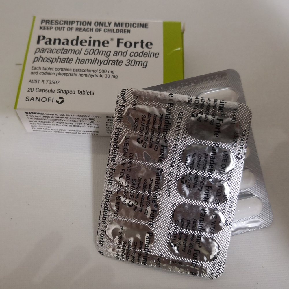 panadeine forte tablets 500mg/30mg