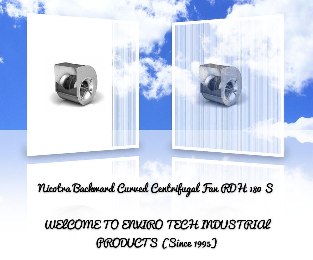 Nicotra Backward Curved Centrifugal Fan RDH 225 R