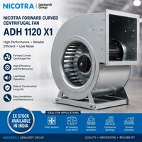 Nicotra Forward Curved Centrifugal Fan ADH 1120 X1 |Nicotra ADH 1120 X1