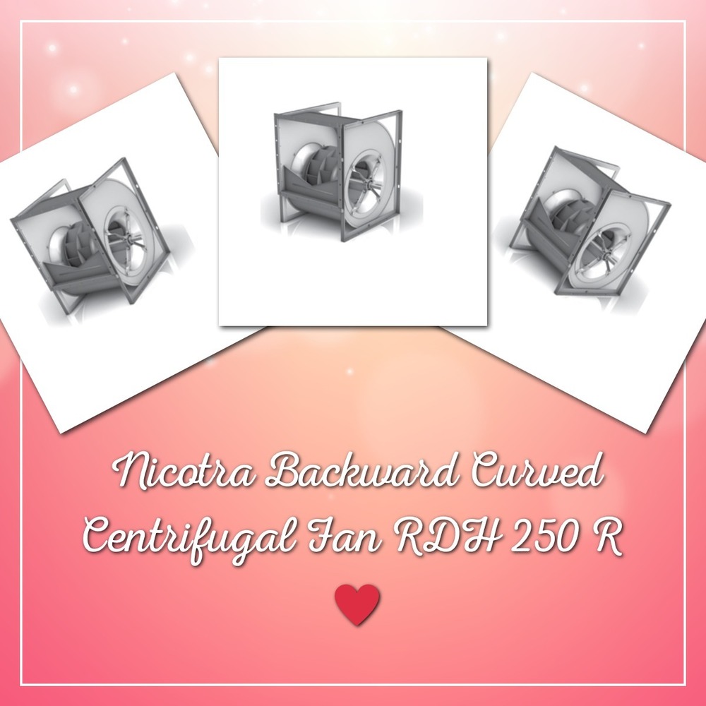 Nicotra Backward Curved Centrifugal Fan RDH 250 R
