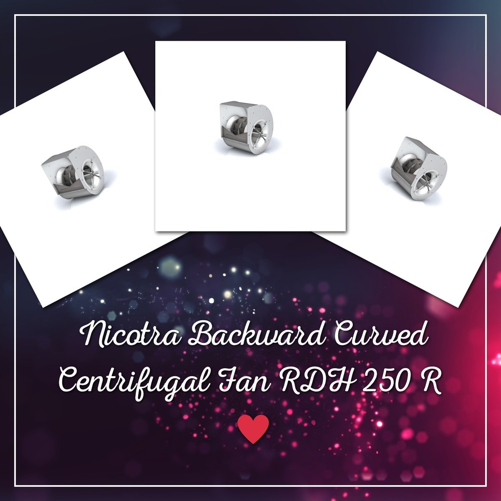 Nicotra Backward Curved Centrifugal Fan RDH 250 R