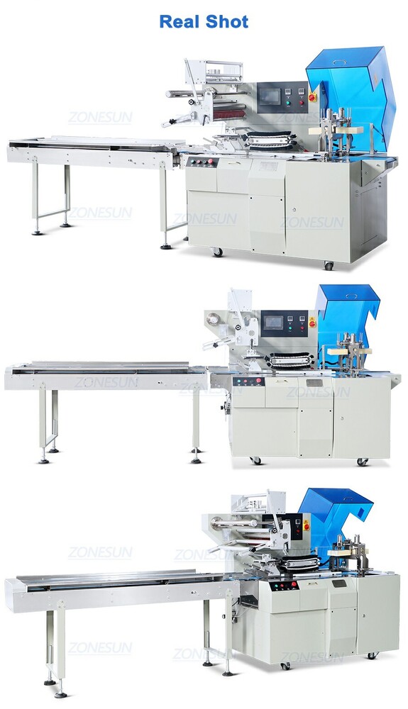 Horizontal Flow Wrapping For 4 Side Sealing Machine
