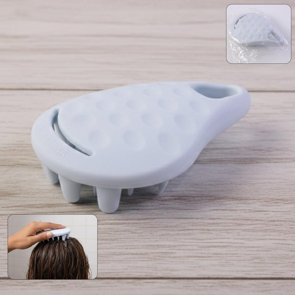 Silicone Scalp Massager Shampoo Brush (1 Pc) - Age Group: As Per Product Requirement