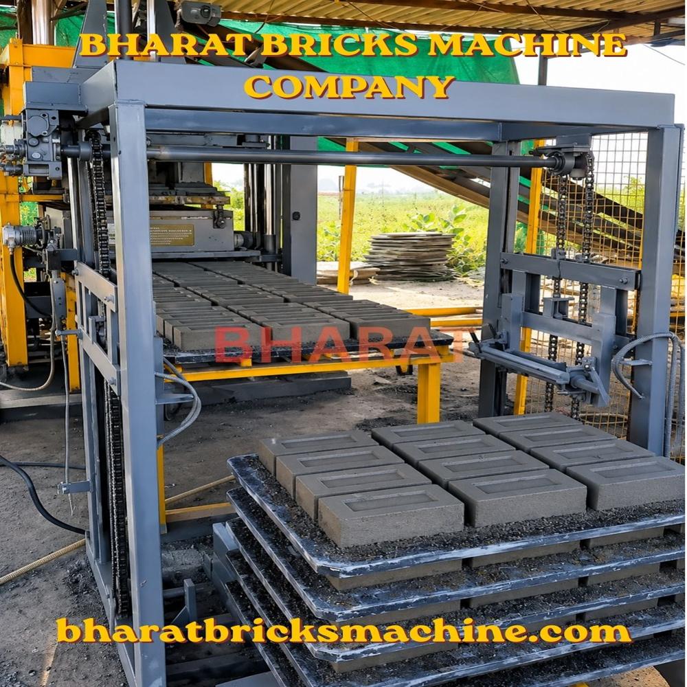 Automatic Fly Ash Bricks Machine (12cvt.) - Color: Blue