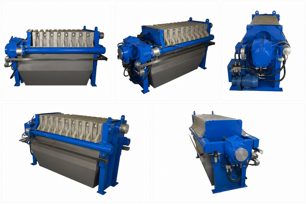 Fully Automatic Filter Press Machine - Capacity: 1000-5000 Litre/hour (Varies By Model)