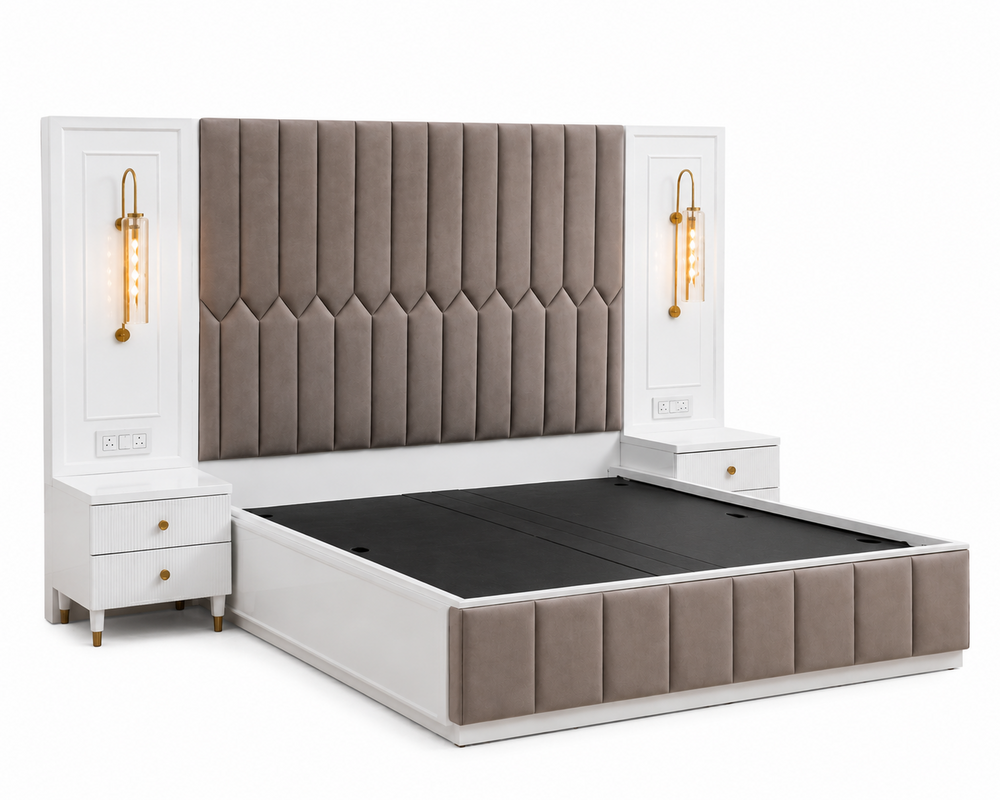 9 Feet PU Paint Polished Bed