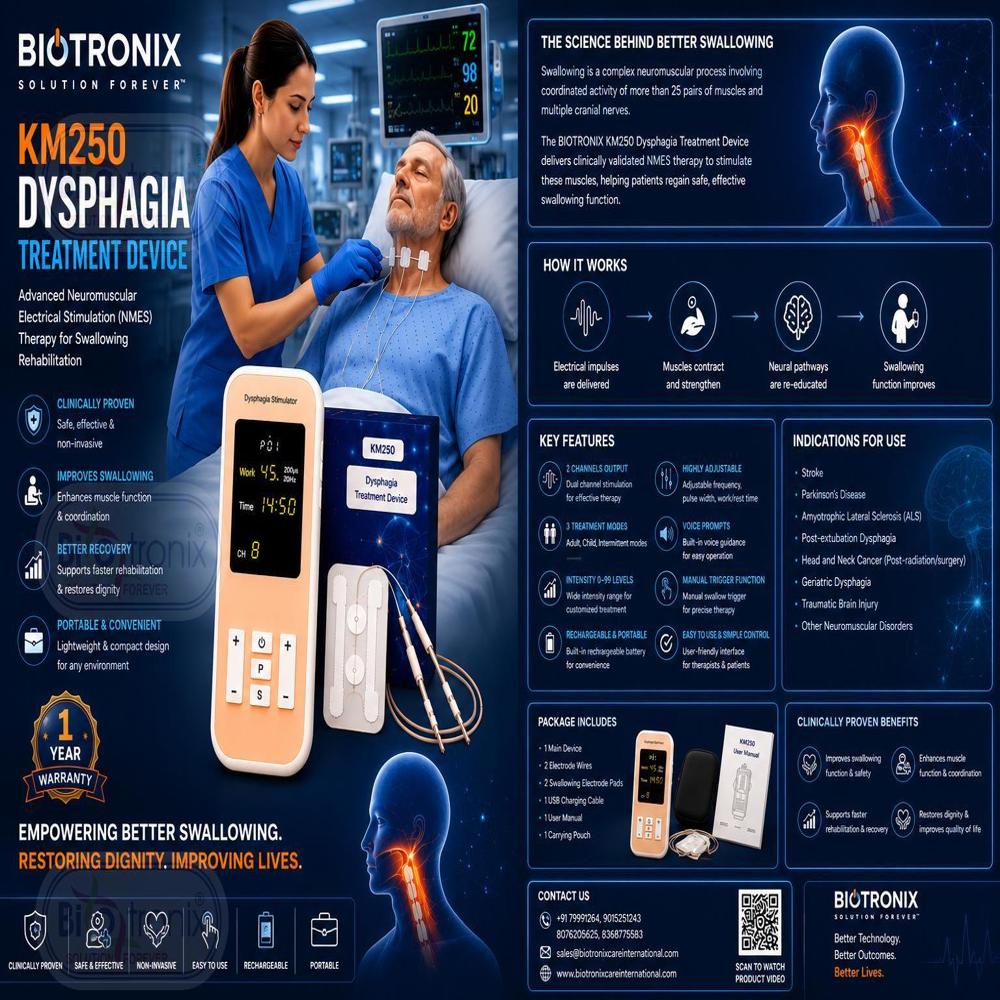 KM-250 Dysphagia Therapy Device for Swallowing Rehabilitation