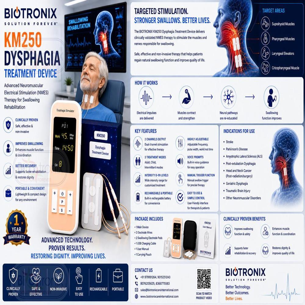 KM-250 Dysphagia Therapy Device for Swallowing Rehabilitation