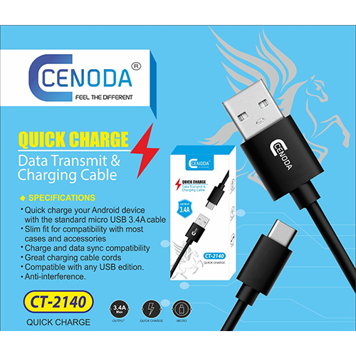 3.4A Fast Charging & Data transfer Cable